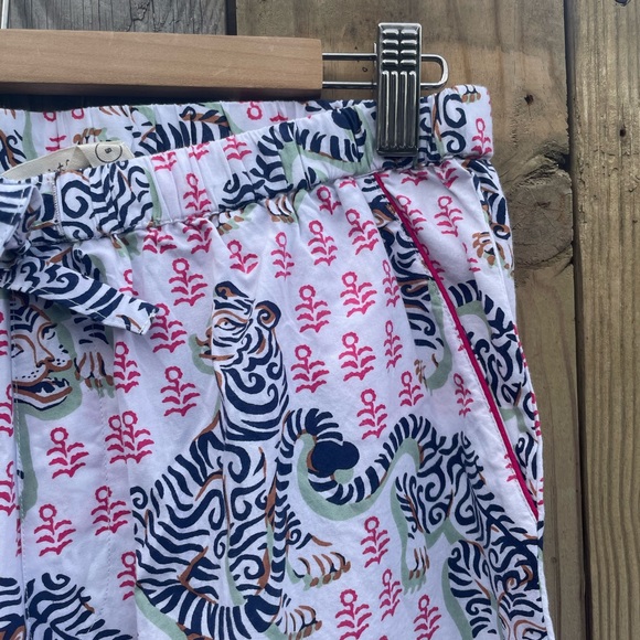 Anthropologie Printfresh pajamas set Tiger Queen. Sz Small New with tags - Picture 2 of 11